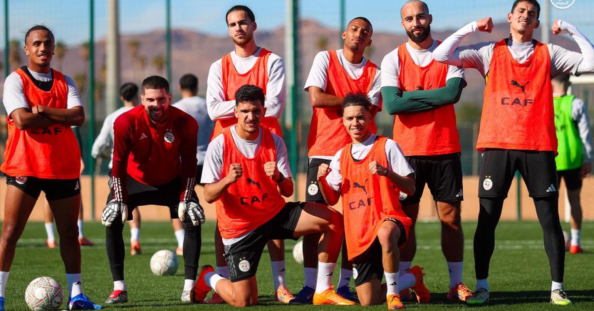 غياب بن ناصر، شرقي وتوقاي عن آخر حصة تدريبية للخضر قبل مباراة نيجيريا