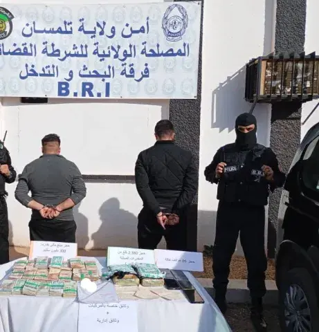 تلمسان:حجز أزيد من 2 كلغ من الكوكايين و توقيف شخصين بمغنية