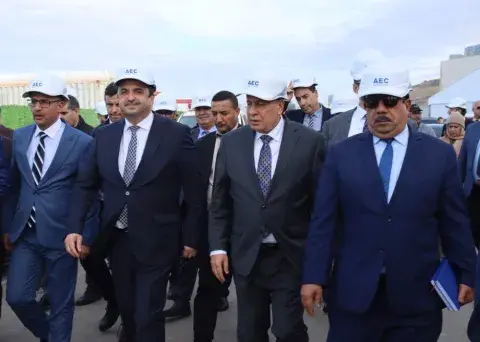 طاقة ومناجم: عرقاب في زيارة عمل وتفقد لمشروع محطة تحلية مياه البحر “فوكة 2” بتيبازة