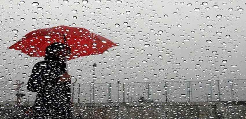 صورة أمطار رعدية  بداية من ظهيرة اليوم على ولايات وسط وشرق البلاد