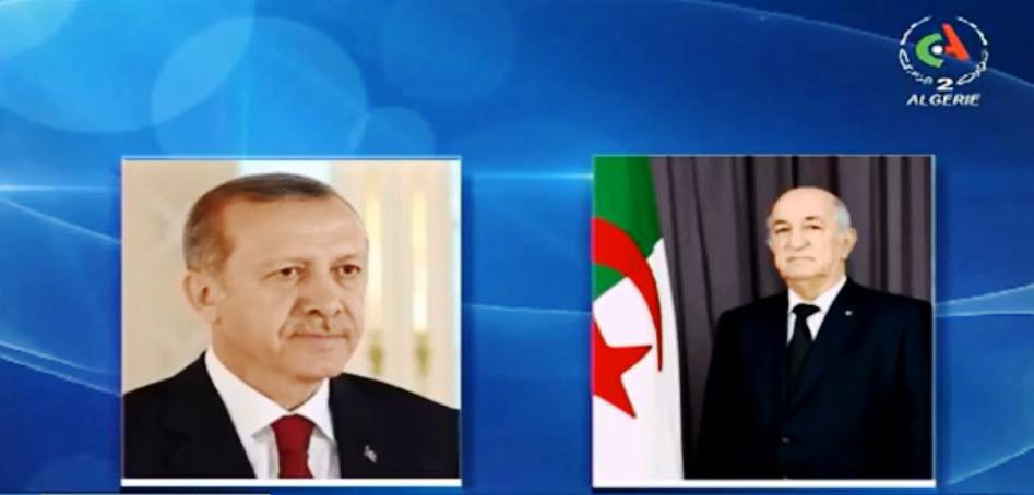 صورة الرئيس أردوغان يشرع في زيارة صداقة وعمل إلى الجزائر