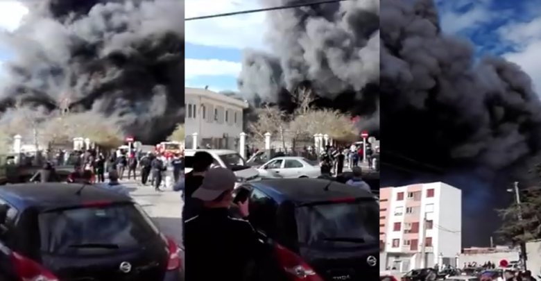 Photo of Alger: incendie au centre commercial “Bazar Dubaï” à Aïn Benian