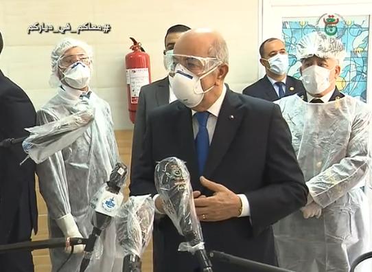Photo de Coronavirus: La situation est « maitrisée », affirme le président Tebboune