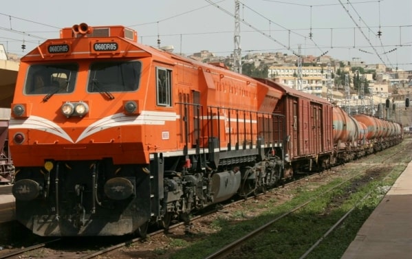 صورة الإستمرار في نشاط  نقل البضائع والمواد الحيوية عبر السكك الحديدية