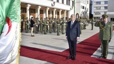 صورة رئيس الجمهورية ينهي زيارته إلى مقر وزارة الدفاع الوطني