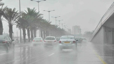 صورة نشرية خاصة: أمطار رعدية منتظرة على عدة ولايات من الوطن تستمر إلى غاية غد الاثنين