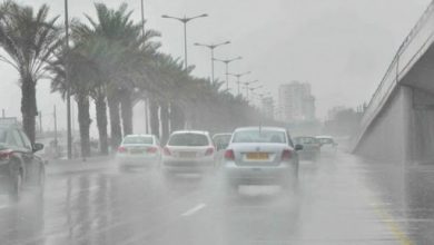 صورة تساقط أمطار رعدية على العديد من ولايات الوطن