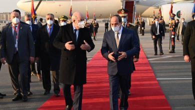 Photo of President of the Republic starts a working and fraternal visit to Egypt