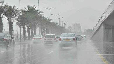 صورة نشرية خاصة: أمطار غزيرة عبر عدة ولايات من البلاد ابتداء من أمسية اليوم الجمعة