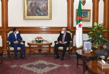 صورة رئيس الجمهورية السيّد عبد المجيد تبون يستقبل الأمين العام للاتحاد العام للعمال الجزائريين