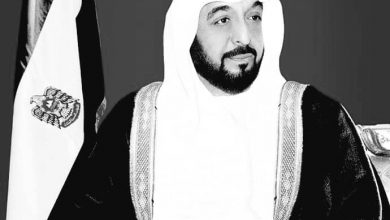 صورة وفاة رئيس دولة الإمارات العربية المتحدة الشيخ خليفة بن زايد آل نهيان