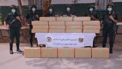 صورة حجز أكثر من 11 قنطارا من المخدرات عبر الحدود مع المغرب