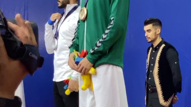 صورة ألعاب متوسطية (وهران 2022): /كاراتي: رابع ذهبية للجزائر بواسطة زياد أسامة في وزن (أقل من 75 كلغ)