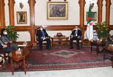 صورة رئيس الجمهورية السيّد عبد المجيد تبون يستقبل الأمين العام للإتحاد العام للتجار والحرفيين الجزائريين