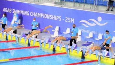 صورة الجزائر تحرز إحدى عشرة ميدالية في اليوم الثاني من المشاركات بالبطولة العربية للسباحة بوهران