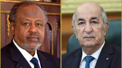 Photo de Le Président de la république invite le Président de Djibouti à participer au Sommet arabe d’Alger
