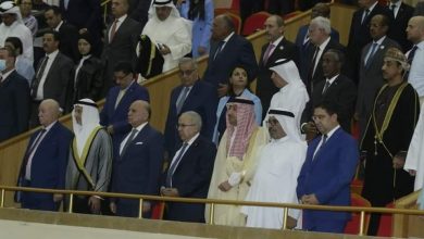 Photo of Arab foreign ministers and heads of delegations participating in the Arab summit attend an epic about the history of Algeria