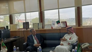 صورة المدير العام للتلفزيون الجزائري يستقبل سفير المملكة العربية السعودية