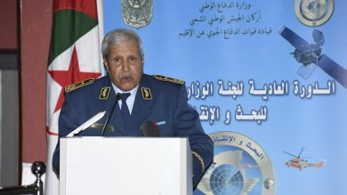 Photo of Major General Abdelaziz Houam chairs the 22nd session of Joint Ministerial Committee to search for and rescue aircraft in danger