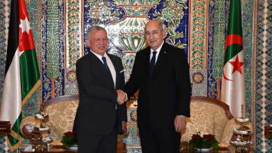 صورة بيان مشترك جزائري-أردني بمناسبة زيارة الملك عبد الله الثاني بن الحسين إلى الجزائر