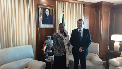 Photo of Arkab discusses with the Ambassador of Sudan the strengthening of bilateral cooperation