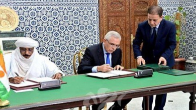 صورة التوقيع على ثلاثة اتفاقيات تعاون قضائية بين الجزائر و النيجر
