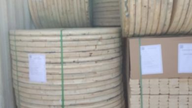 صورة تصدير أكثر من 470 بكرة خشبية و لواحقها نحو دولة السنغال 