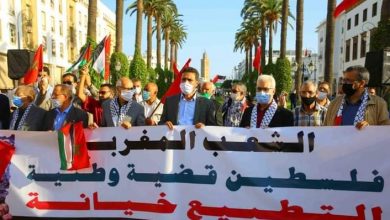 صورة المغرب: 18 مدينة تحتج ضد تطبيع المخزن مع الكيان الصهيوني بمناسبة “يوم الأرض”