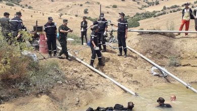 صورة البويرة: وفاة ثلاث فتيات غرقا في حاجز مائي ببلدية الهاشمية