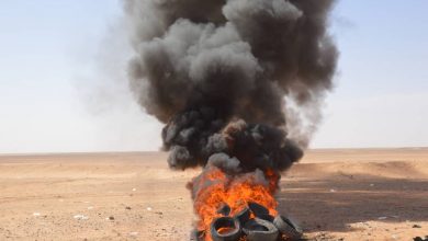 صورة الجيش الصحراوي يتلف 800 كلغ من المخدرات قادمة من المغرب