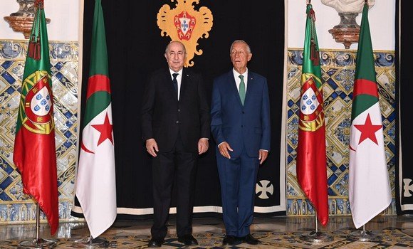 صورة زيارة دولة لرئيس الجمهورية إلى البرتغال: التوقيع على عدة إتفاقيات ومذكرات تفاهم
