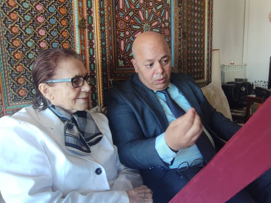 Le ministre des moudjahidines rend visite à la moudjahida Djamila Bouhired