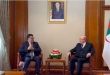 صورة الوزير الأول يستقبل السيد خالد موسى شحادة الحنيفات وزير الزراعة الأردنية الهاشمية