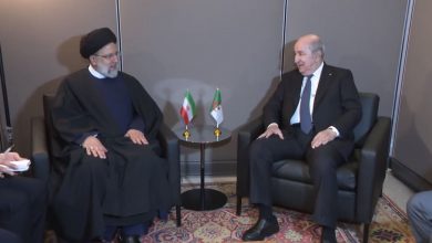 صورة رئيس الجمهورية السيّد عبد المجيد تبون يتحادث بنيويورك مع نظيره الإيراني