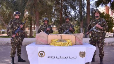 صورة جيش: توقيف 35 تاجر مخدرات وإحباط محاولات إدخال كميات ضخمة من المخدرات عبر الحدود مع المغرب