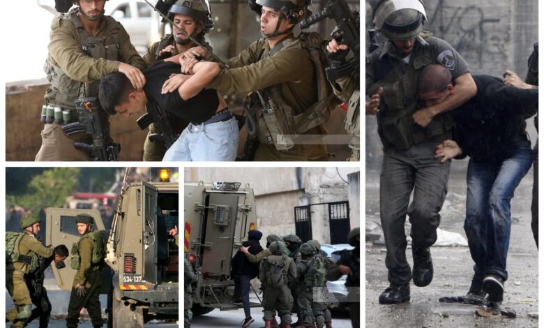 صورة ارتفاع حصيلة الاعتقالات بالضفة الغربية منذ 7 أكتوبر الماضي إلى نحو 7170 معتقلا فلسطينيا