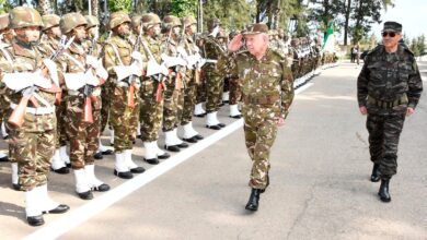 صورة وزارة الدفاع: رئيس أركان الجيش الوطني الشعبي في زيارة عمل إلى قيادة القوات البرية