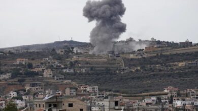 صورة لبنان: الكيان الصهيوني يواصل قصف قرى وبلدات جنوبي البلاد