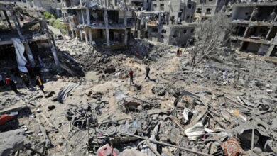 صورة العدوان على غزة: استشهاد 14 فلسطينيا إثر قصف طيران الاحتلال الصهيوني مناطق متفرقة في رفح