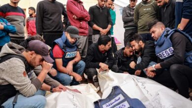 صورة العدوان الصهيوني على غزة : منظمة “مراسلون بلا حدود” تجدد نداءها لوقف المجزرة بحق الصحفيين 