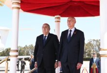 صورة الاجتماع التشاوري الأول بين قادة الجزائر وتونس وليبيا: رئيس الجمهورية يحل بالعاصمة التونسية