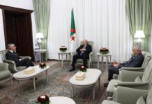 صورة رئيس الجمهورية يستقبل سفير جمهورية البرتغال