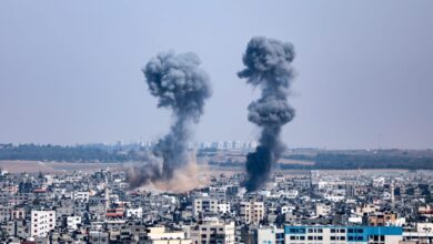 صورة العدوان الصهيوني: طائرات الاحتلال تشن غارتين على شمال قطاع غزة