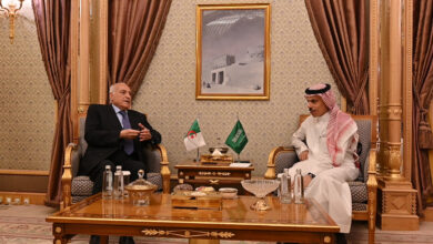 صورة وزير الخارجية يجري محادثات ثنائية مع نظيره السعودي
