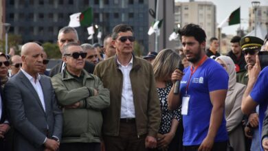 صورة مراد يشرف على افتتاح فعاليات مهرجان الجزائر للرياضات