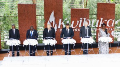 صورة ممثلا لرئيس الجمهورية, عطاف يشارك بكيغالي في مراسم إحياء الذكرى الـ30 للإبادة الجماعية برواندا
