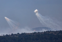 صورة الكيان الصهيوني يشن غارة جوية بالصواريخ على قرى بجنوب لبنان
